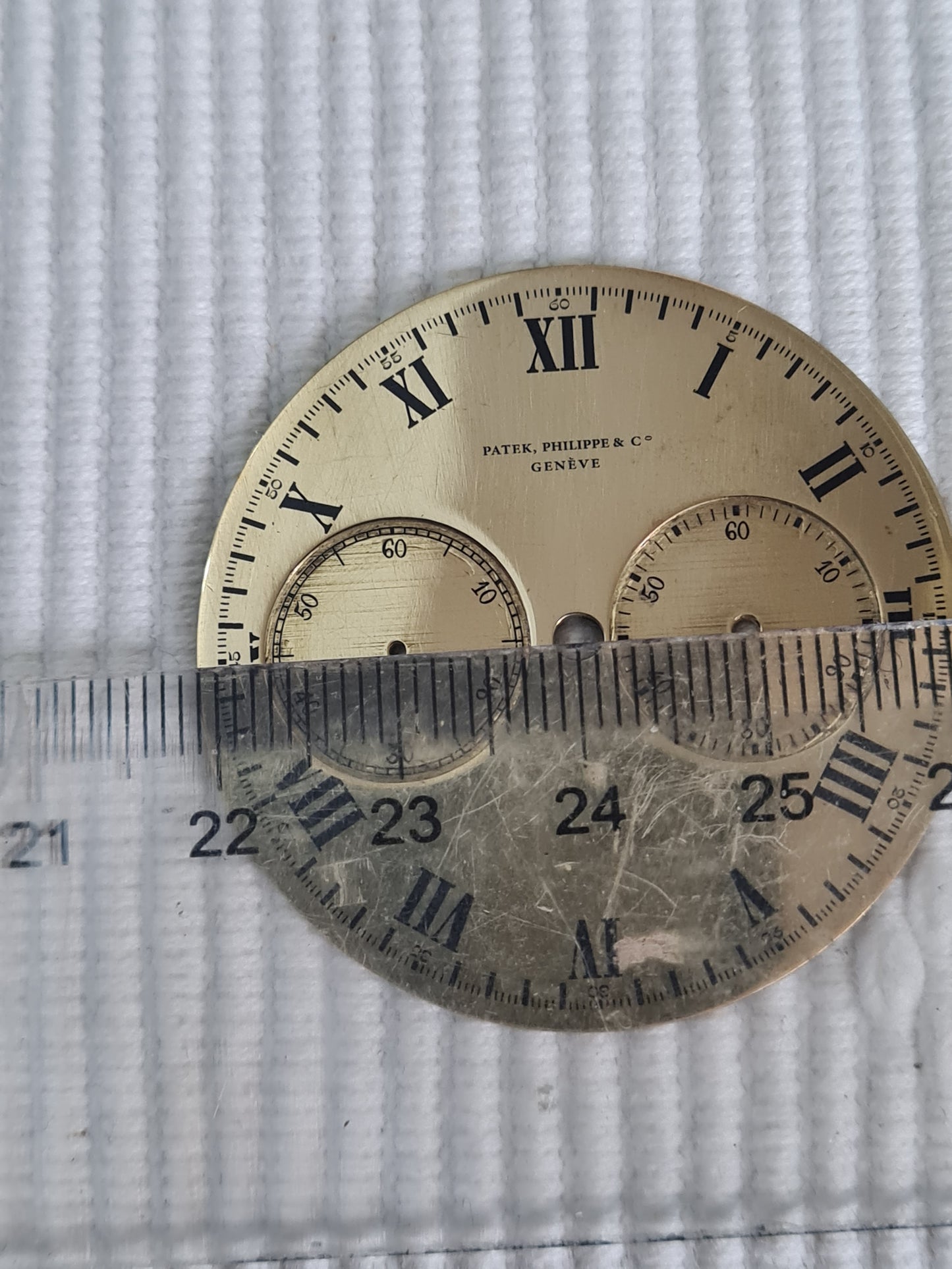 PATEK PHILLIPE chronograph pocket watch dial