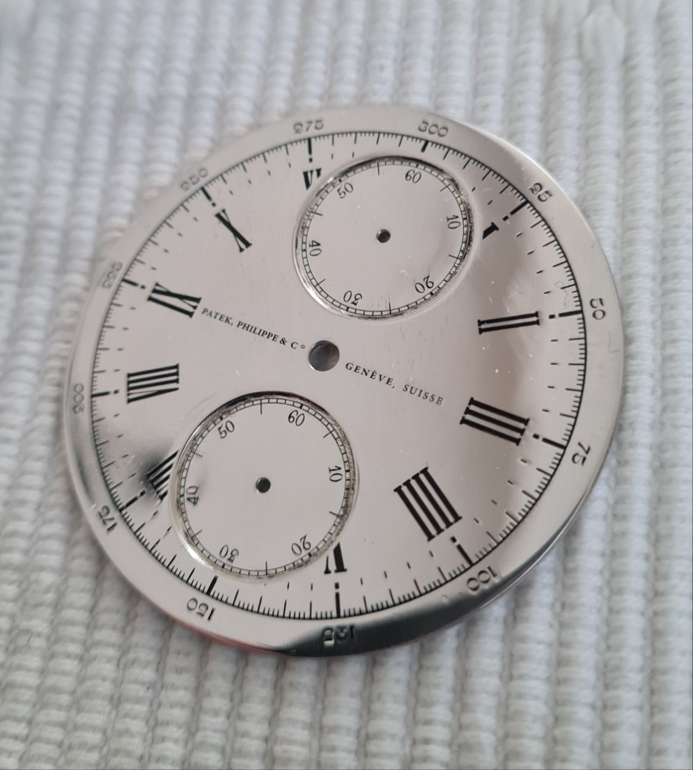 PATEK PHILLIPE pocket watch dial probably solid silver